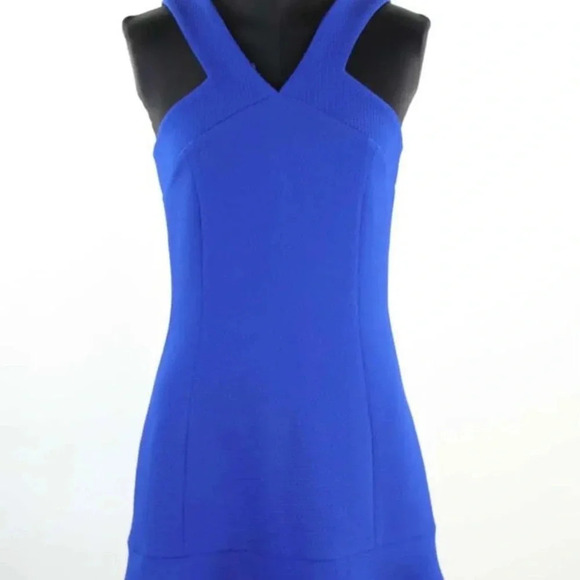 Sandro Paris Mini Blue  Dress Size 1 - Picture 6 of 6